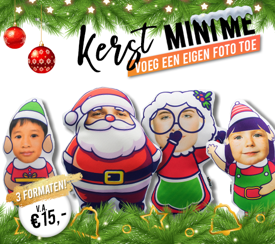 Kerst mini me knuffel